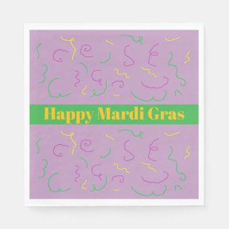 Servilleta De Papel Mardi Gras Napkins