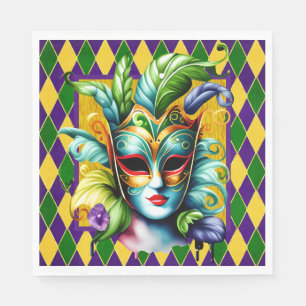 Servilleta De Papel Mardi Grass Fiesta