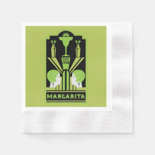 Servilleta De Papel Margarita Art Deco Cocktail
