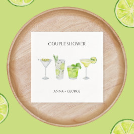Servilleta De Papel Margarita Cocktail Bridal Couples Shower