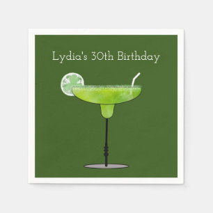 Servilleta De Papel Margarita Cocktail Paper Napkin