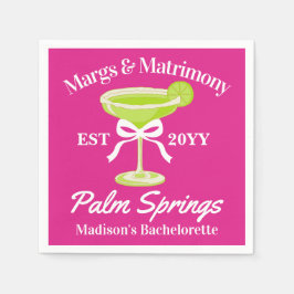 Servilleta De Papel Margaritas Bachelorette Party