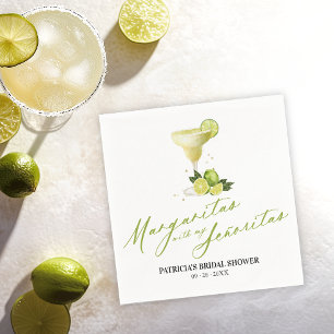 Servilleta De Papel Margaritas con mis señoritas despedida de soltera