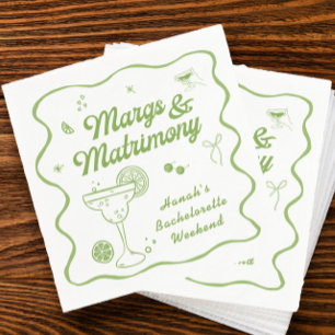 Servilleta De Papel Margs and Matrimony Bachelorette