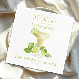 Servilleta De Papel Margs and Matrimony | Ducha nupcial acuática