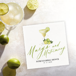 Servilleta De Papel Margs & Matrimony Bridal Shower