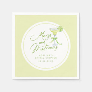 Servilleta De Papel Margs Personalizados y Lluvia de Regalos Nupciales