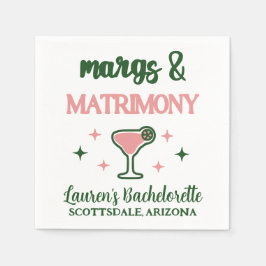 Servilleta De Papel Margs y Matrimonio