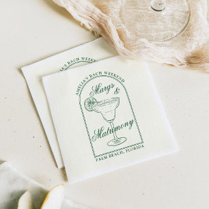 Servilleta De Papel Margs y Matrimonio
