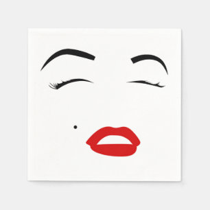 Servilleta De Papel Marilyn Face