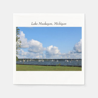 Servilleta De Papel Marina en el lago Muskegon, MI