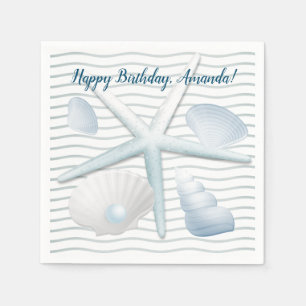 Servilleta De Papel Marinas y Perlas