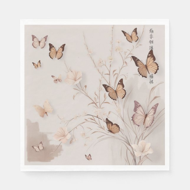 Servilleta De Papel Mariposa (Anverso)