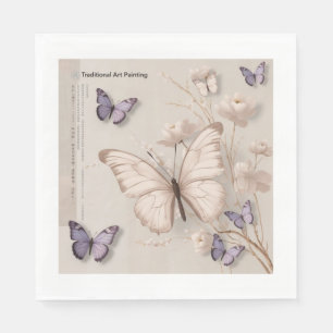 Servilleta De Papel Mariposa