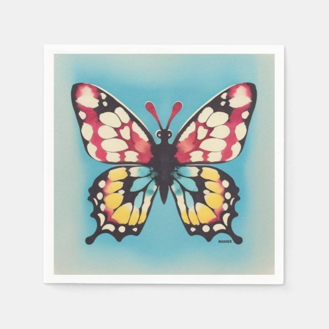 Servilleta De Papel Mariposa (Anverso)