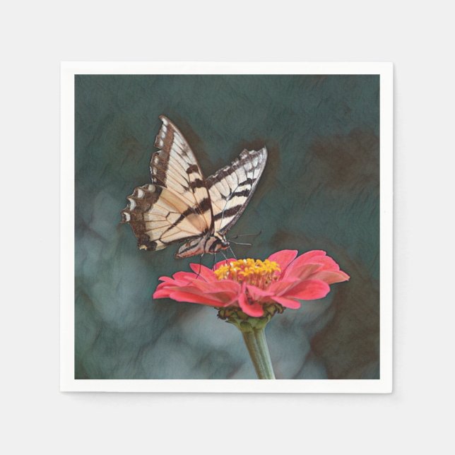 Servilleta De Papel Mariposa asombrosa (Anverso)