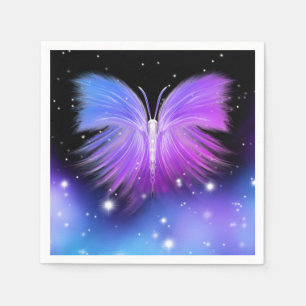 Servilleta De Papel Mariposa Cósmica Fantasía Espacial