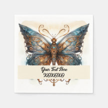 mariposa de fiesta steampunk