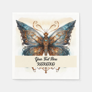 Servilleta De Papel mariposa de fiesta steampunk