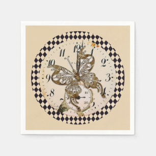 Servilleta De Papel Mariposa de Steampunk