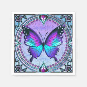 Servilleta De Papel Mariposa de sublimación con fondo