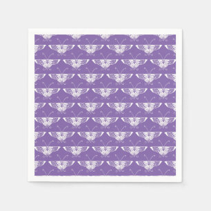 Servilleta De Papel Mariposa Deco estilizada - lila polvoriento
