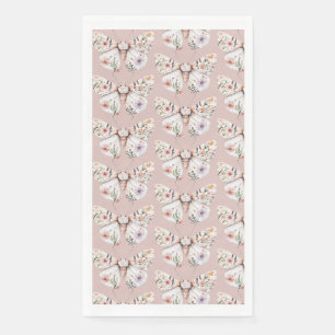 Servilleta De Papel Mariposa Floral Boho