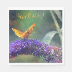 Servilleta De Papel Mariposa mágica