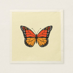 Servilleta De Papel Mariposa monarca
