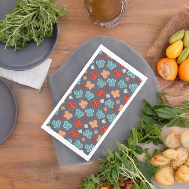 Servilleta De Papel Mariposa Multicolor (dinner napkin)