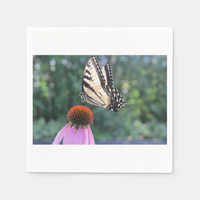 Servilleta De Papel Mariposa y deslumbrador (Anverso)