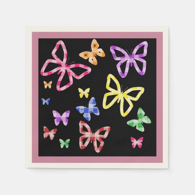 SERVILLETA DE PAPEL MARIPOSAS COMPROBADAS (Anverso)