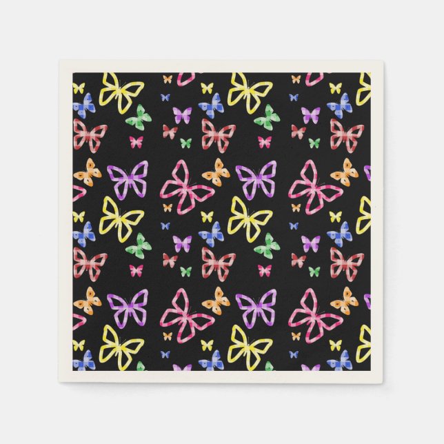 SERVILLETA DE PAPEL MARIPOSAS COMPROBADAS (Anverso)