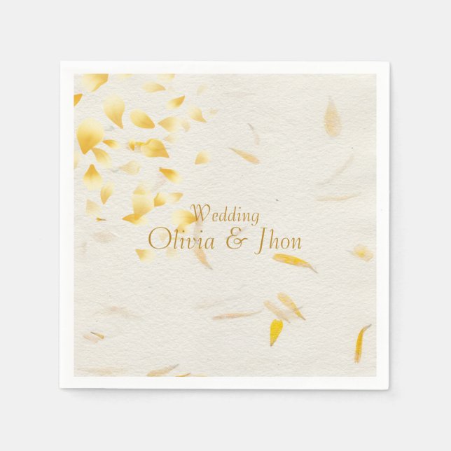 Servilleta De Papel Mariposas de Amor (Anverso)