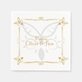 Servilleta De Papel Mariposas de Amor