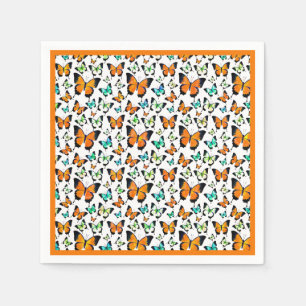 Servilleta De Papel Mariposas de verano 