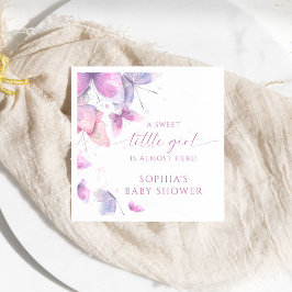 Servilleta De Papel Mariposas Sweet Little Girl Baby Shower