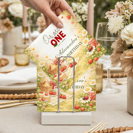 Servilleta De Papel Mariquita del Prado Caprichoso Cumpleaños 1