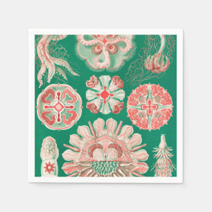 Servilleta De Papel Marisco, Discomedusae de Ernst Haeckel