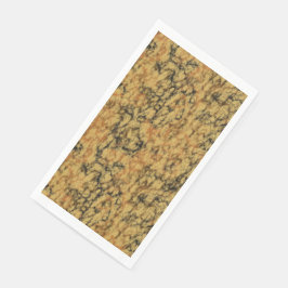 Servilleta De Papel mármol amarillo y negro