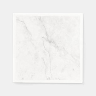 Servilleta De Papel Mármol Blanco