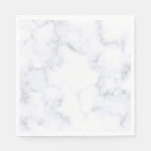 Servilleta De Papel Mármol blanco