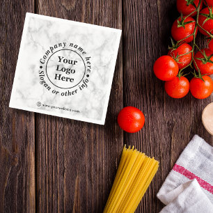 Servilleta De Papel Mármol blanco