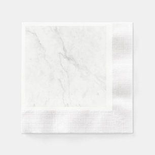 Servilleta De Papel Mármol Blanco