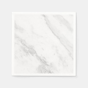 Servilleta De Papel Mármol blanco