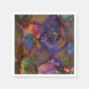 Servilleta De Papel Mármol de la calcopirita del mineral de pavo real