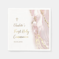 mármol rosa de la primera comunión