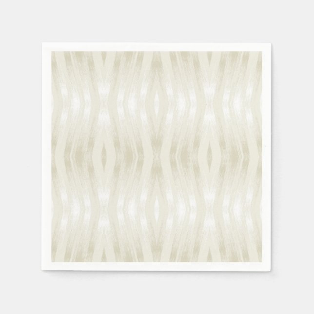 Servilleta De Papel Marmoleado beige claro noble y blanco (Anverso)
