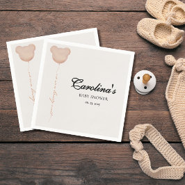 Servilleta De Papel Marrón lindo que podemos esperar bebe ducha bebé