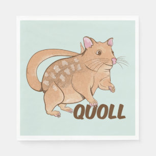 Servilleta De Papel Marsupial australiano Quoll